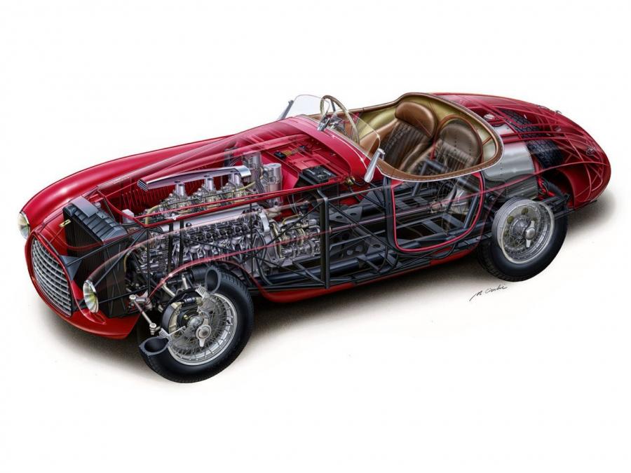  Ferrari 166 MM Barchetta 1948 года  (фото 10 из 33)